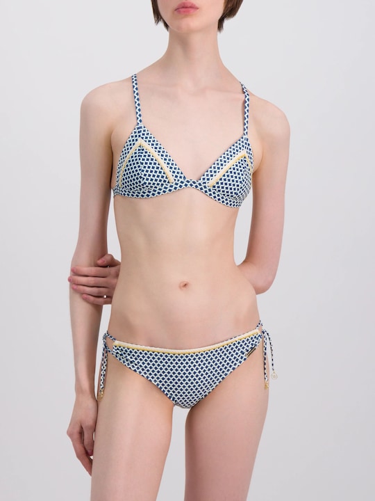 Immagine prodotto Watercult Top bikini "Nautic Call" blu/piccolo a fantasia (38)