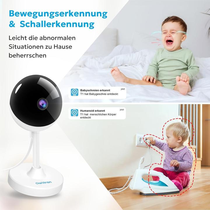 Produktbild Owltron Überwachungskamera-Set mit Bewegungserkennung