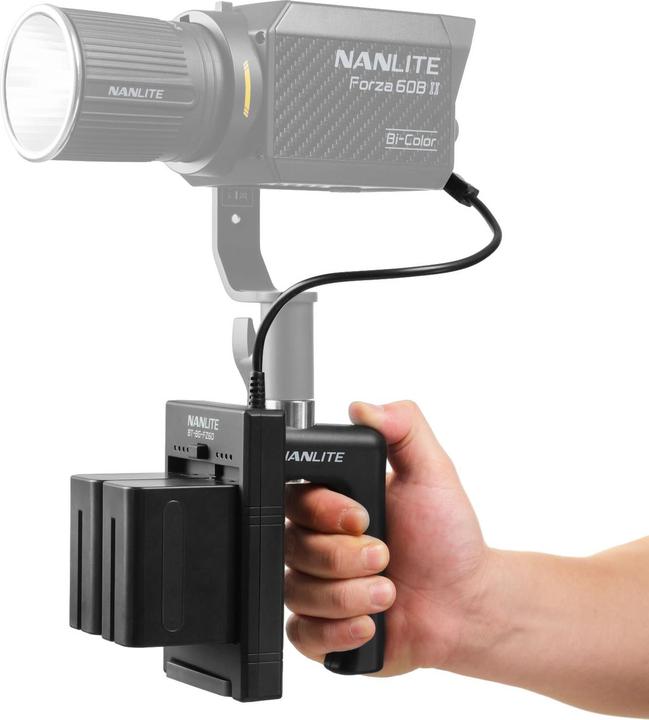 Immagine prodotto Nanlite BT-BG-FZ60 Akku-Handgriff (Impugnatura, Maniglia della batteria)