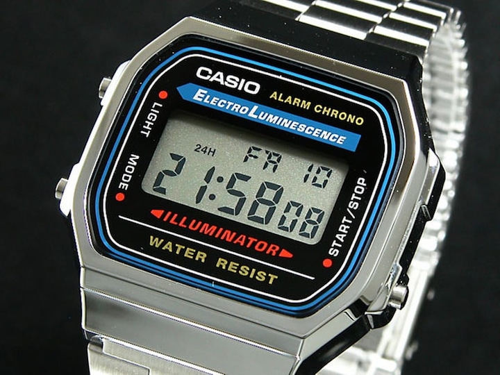 Actual product image Casio Vintage A168wa-1yes (Digital watch, 35 mm)