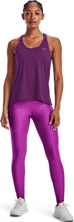 Actual product image Under Armour HeatGear Non-Slip Waistband Leggings 1365336-577 Purple L (L)