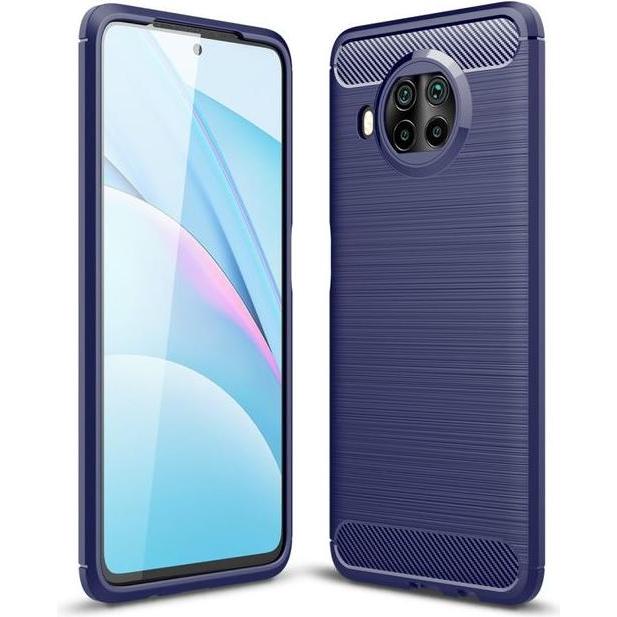 MU Style Carbon Fiber TPU Softcase Series (Xiaomi Mi 10T Lite), Smartphone Hülle, Blau