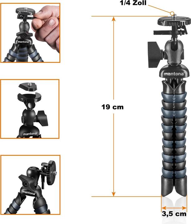 Produktbild mantona Armadillo Mini (Metall)