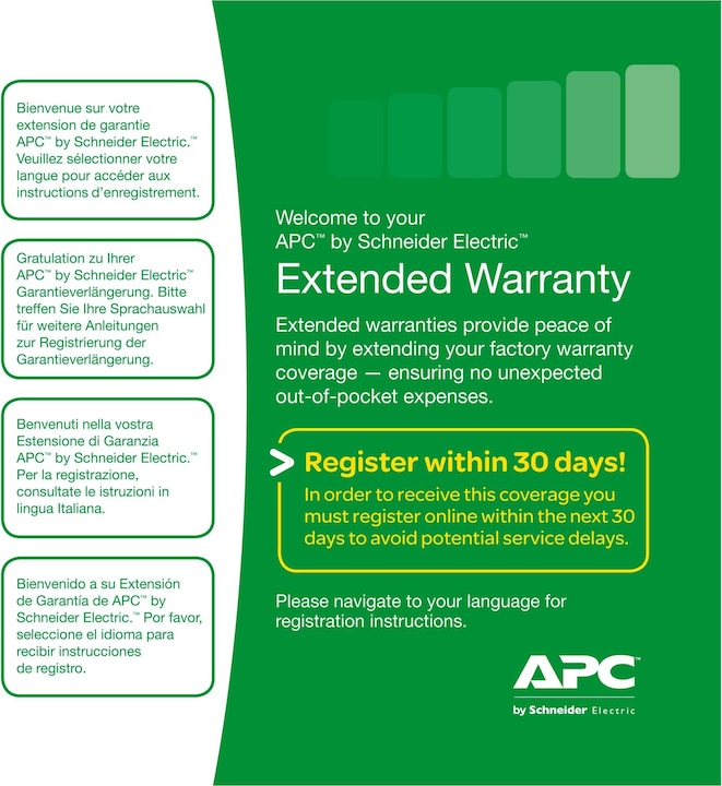 APC Garantieverlenging 3 jaar