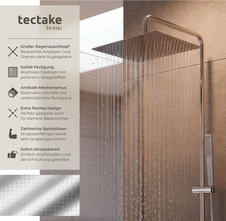 Produktbild tectake Regendusche (1 Strahlart)