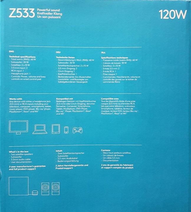 Immagine prodotto Logitech Z533