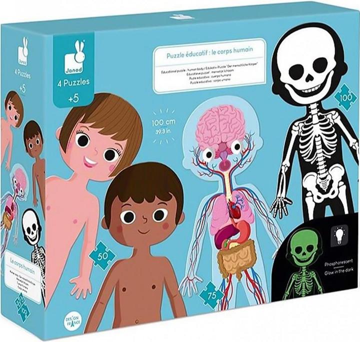 Janod Het menselijk lichaam (100 onderdelen)