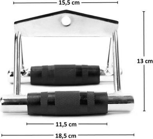 Actual product image HMS Uw04 Rubberised Bar Hook