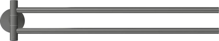 Actual product image tesa MOON GREY Towel rail two-arm incl. adhesive solution without drilling
