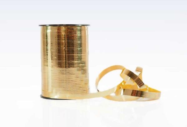 Actual product image Antalis Gavebånd metallic guld 10mmx250m nr. 06 - (250 meter pr. rulle x 5 ruller)
