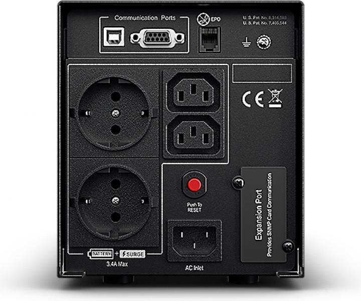 Actual product image Cyberpower UPS PR750ELCDGR SmartApp Line-Interac.750VA/675W (750 VA, 675 W, Line-interactive UPS)