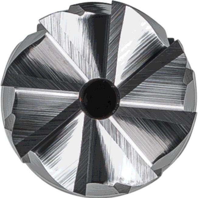 Thumbnail - Pferd, Fräser, Hartmetall Hochleistungsfrässtift STEEL Zylinder ZYAS stirnverzahnt Ø 08x20mm Schaft-Ø 6x150m