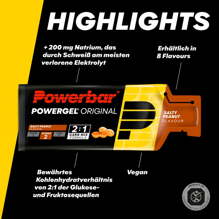 Actual product image Powerbar PowerGel Original (Salty peanut, 24 pcs., 984 g)