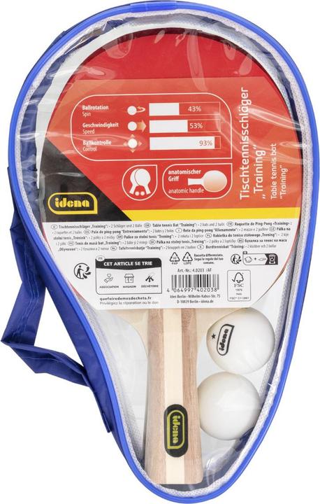 Produktbild Idena Tischtennis-Set Training 5teilig