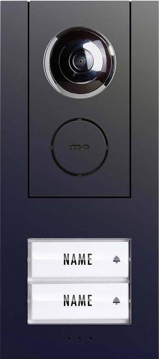 Actual product image M-E GMBH modern-electronics 41179 Video door intercom wired outdoor unit anthracite (Cable)