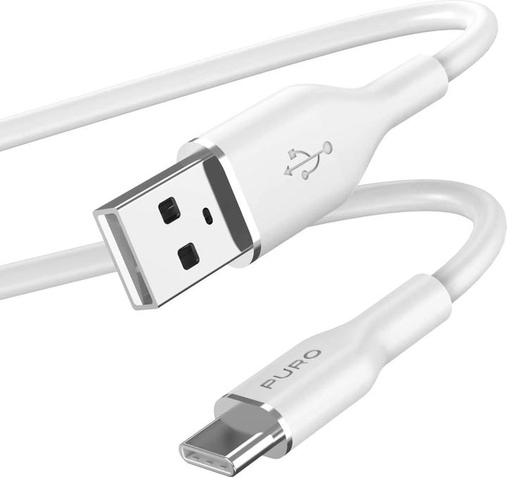 Produktbild Puro ICON Soft Cable – Kabel USB-A do USB-C 1.5 m (White) (1.50 m)