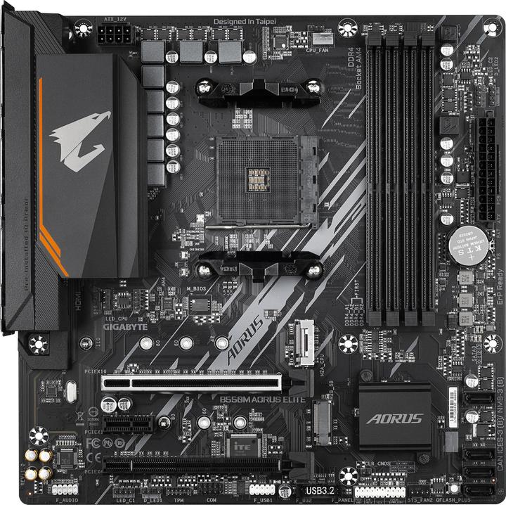 Productafbeelding Gigabyte B550M AORUS ELITE (AM4, AMD B550, mATX)