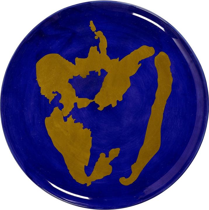 Serax Plateau de service Blue Pepper Gold Feast