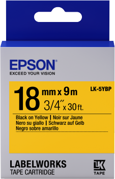 Energy Label Epson Label Cassette Lk-5ybp (1.80 cm, Yellow)