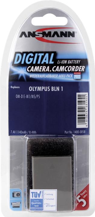 Productafbeelding Ansmann A-Oly BLN-1 1140mAh 7,4V (Batterijlader voor camera)