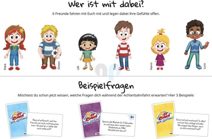 Produktbild Hanniline Achterbahn der Gefühle (Familienspiel ab 6 Jahren) (Deutsch)