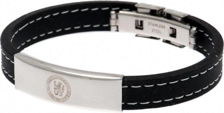 Chelsea FC Ziernaht SilikonArmband (20 cm, 100% Silikon)
