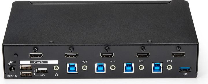 Produktbild StarTech 4 Port HDMI KVM Switch - HDMI KVM Umschalter mit USB 3.0 Hub - 1080p