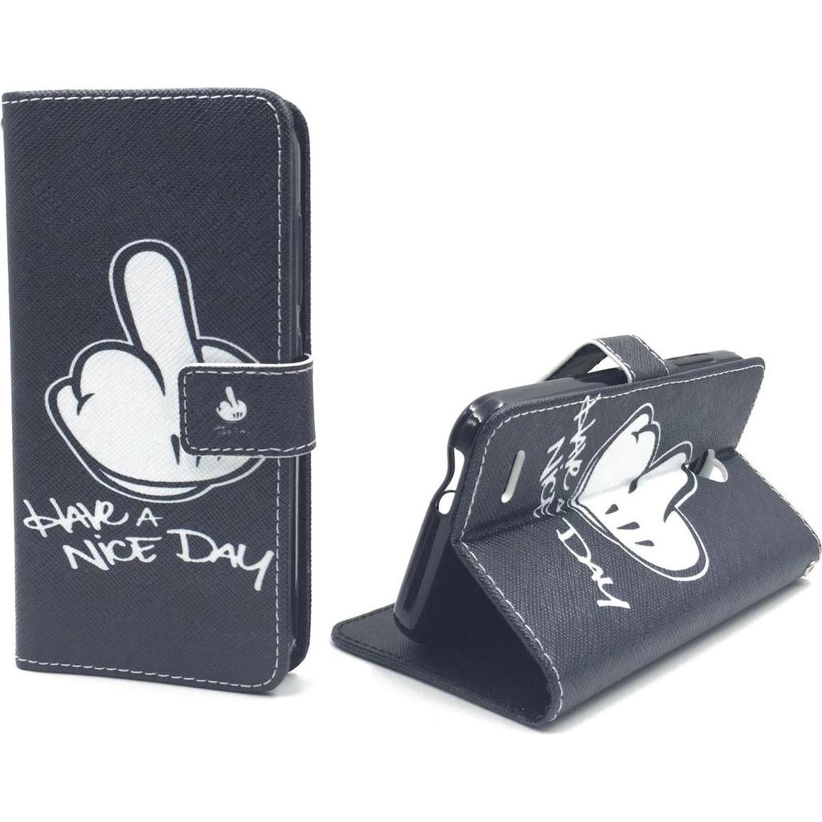 Thumbnail - König Design Schutz Handy Hülle für Vodafone Smart Prime 6 Case Cover Tasche Wallet Etui Neu (Vodafone Smart Prime 6), S...