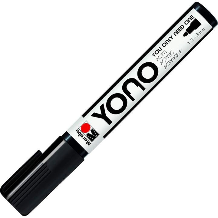 Produktbild Marabu Acrylmarker YONO 1.5 - 3 mm Schwarz (1x)