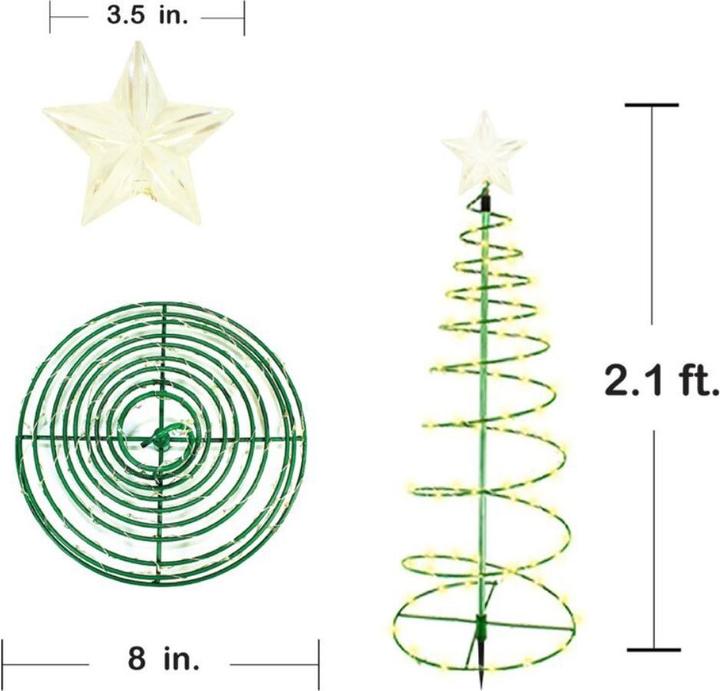 Produktbild Cover-Discount Solar LED Weihnachtsbaum multicolor (0.50 m)