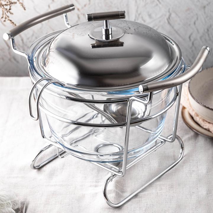 Immagine prodotto Kinghoff Riscaldatore di zuppa da tavolo 4 ELEMENTI. 4.0L KH-1417