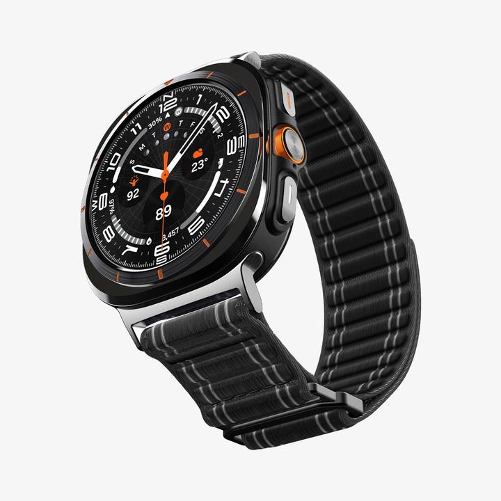 Actual product image Spigen - WBF0 - Samsung Galaxy Watch Ultra 47mm - Black (Fabric, Nylon)
