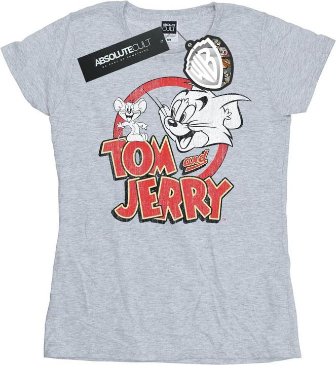 Produktbild Tom & Jerry Distressed Logo TShirt (XXL)