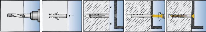 Actual product image Fischer SB Nylon Dowel Duopower (10 pcs.)