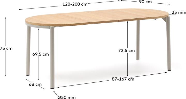Produktbild Kave Home Montuiri (90 x 120 x 75 cm)