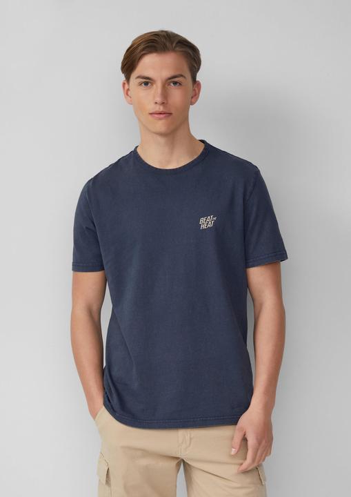 Produktbild S.Oliver T-Shirt Gewaschenes T-Shirt mit Front- und Rückenprint (S)