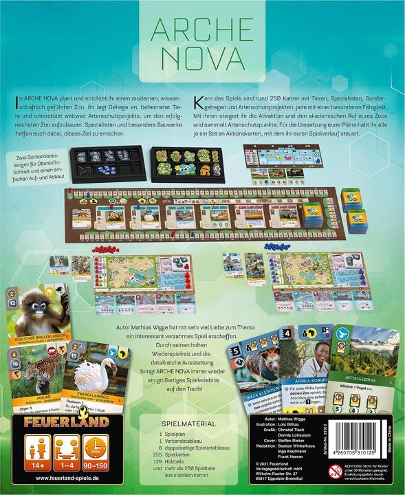 Produktbild Feuerland Arche Nova (Deutsch)