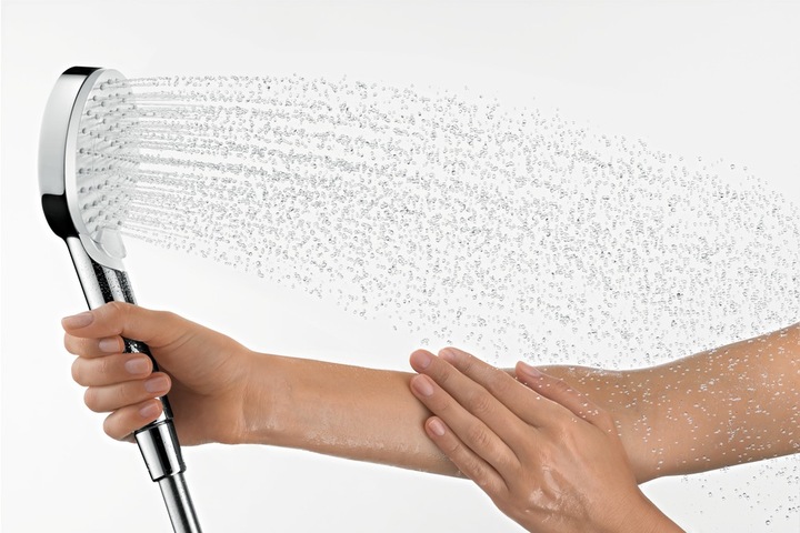 Produktbild hansgrohe Crometta Duschkopf 100 Vario Green 6 l/min (2 Strahlarten, 5.70 l/min)