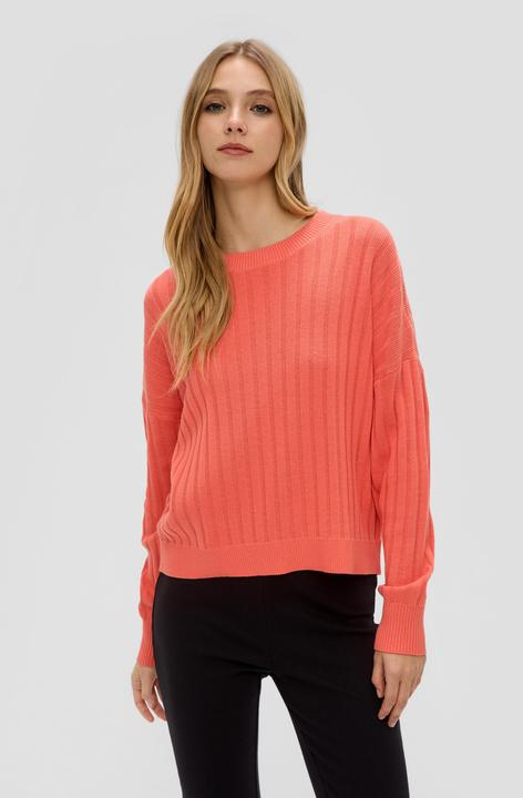 Produktbild s.Oliver Strickpullover Weicher Strickpullover aus Baumwollmix (XL)
