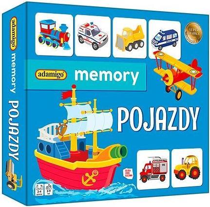 Produktbild Adamigo Memory game - vehicles (Polnisch, 2 - 4 Spieler)