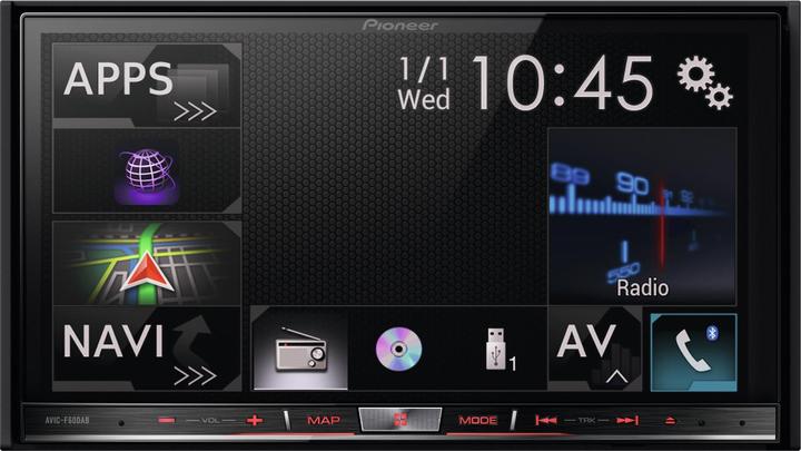 Actual product image Pioneer AVIC-F60DAB without DAB antenna (Apple Carplay)