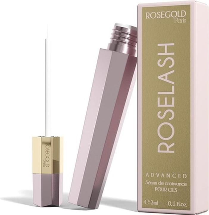 Produktbild Rosegold Paris Rosegold Roselash Advanced Eyelash Growth Serum for Fuller, Longer, Thicker Eyelashes (3.50 ml)