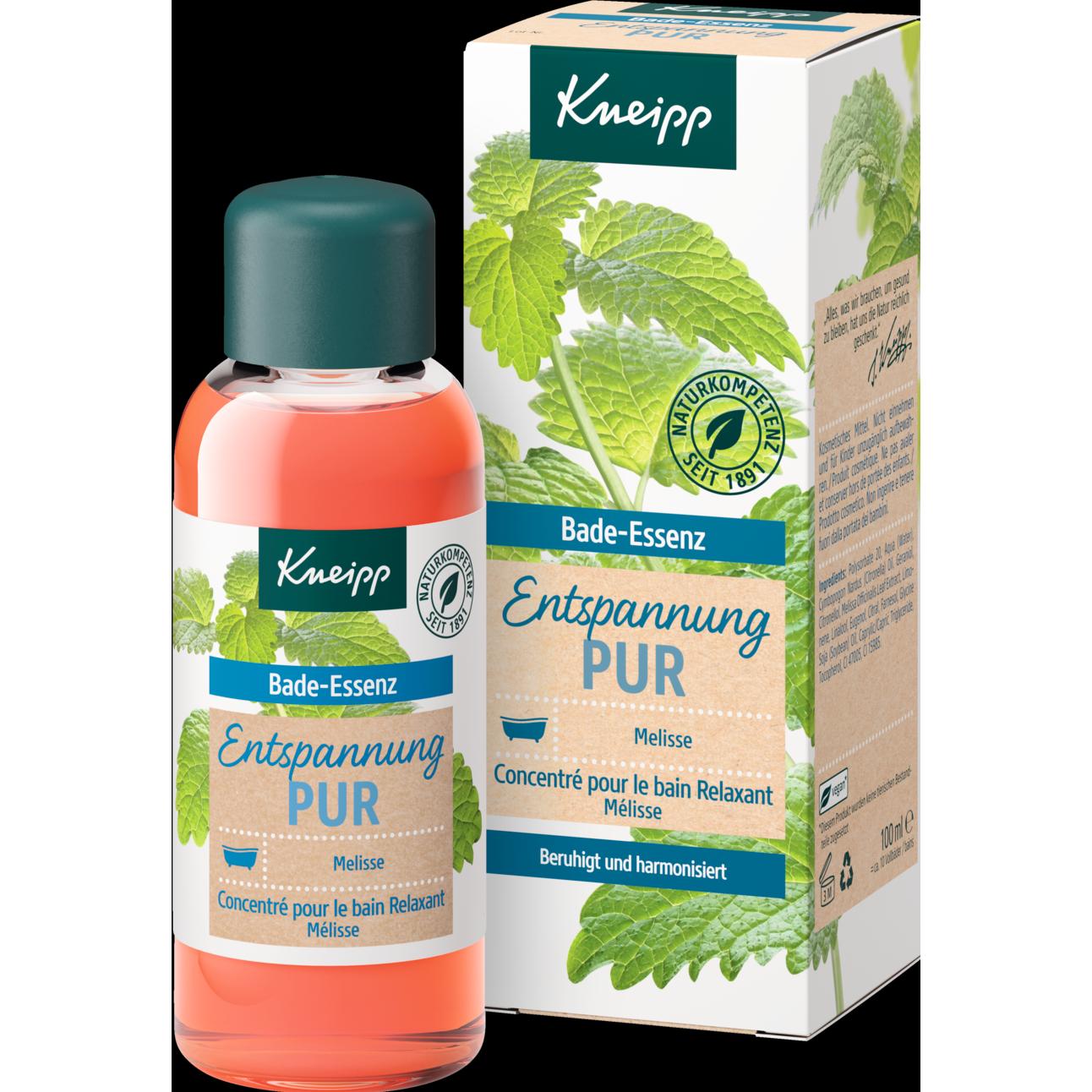 Kneipp, Badezusatz, Bade-Essenz Entspannung Pur Melisse (100 ml, Badeöl)