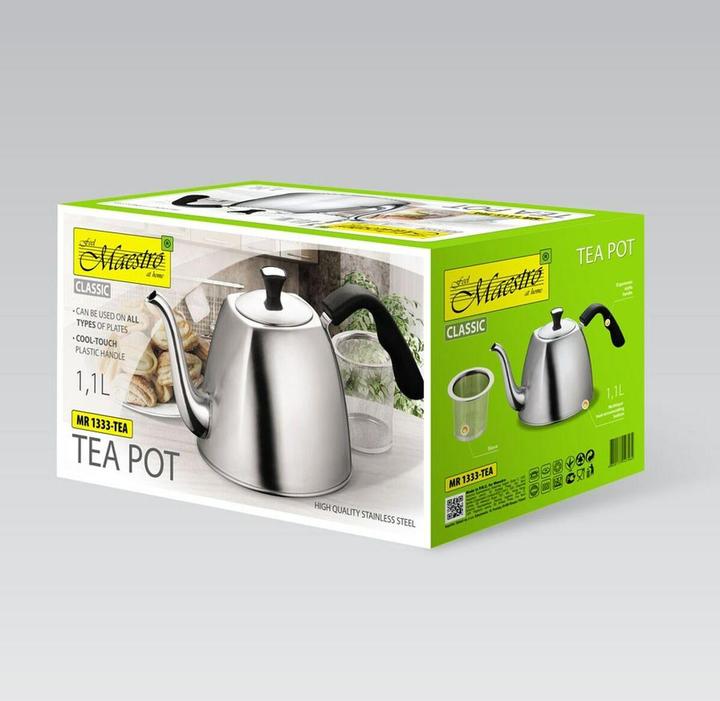 Produktbild Maestro MR-1333-tea Wasserkocher 1 1 l Edelstahl (1.10 l)