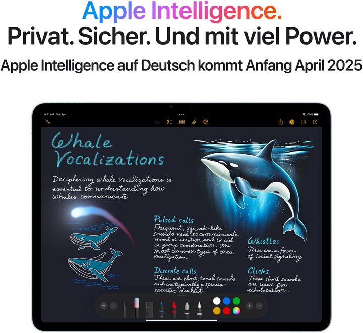 Image du produit Apple iPad Air 13 2025 (M3) (5G, 13", 512 Go, Bleu)