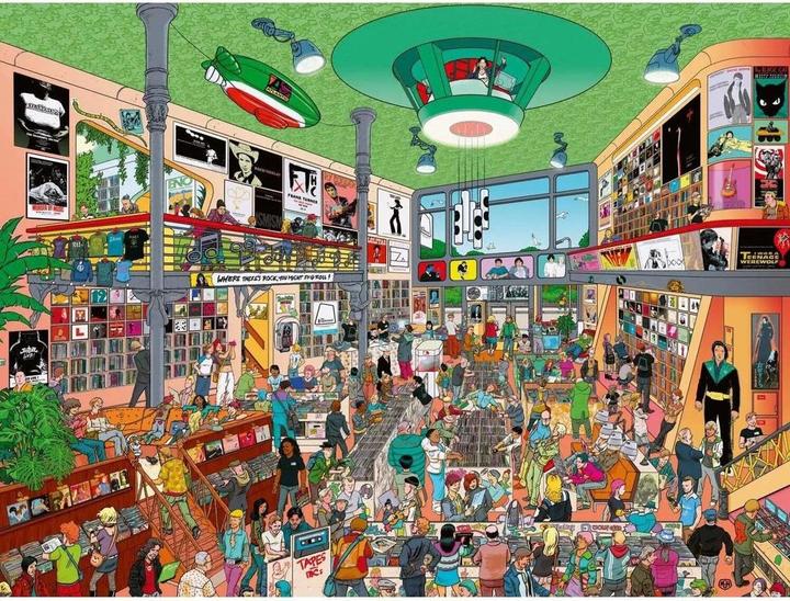 Produktbild Heye Record Store Triangular 1500 Teile (1500 Teile)