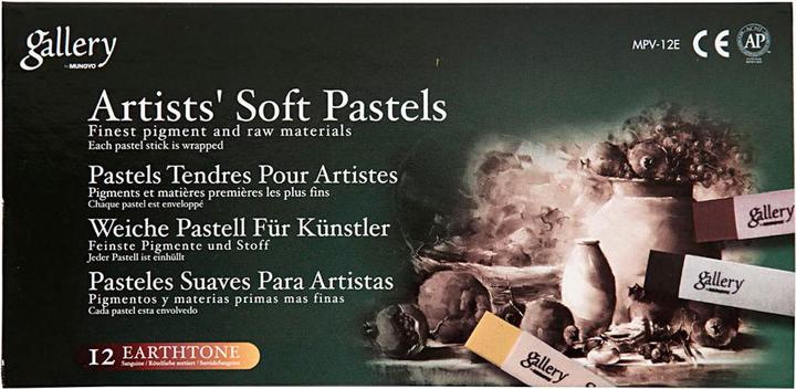 Actual product image Creativ Company Gallery - Artists' Pastels, Premium Set (Shades of brown, 12 x)