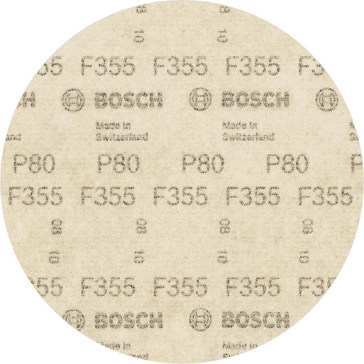 Actual product image Bosch Professional Zubehör PRO F355 sanding sheet, 115 mm, G80 (80)