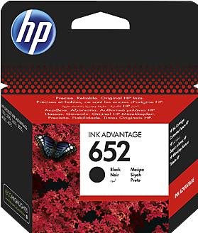 Actual product image HP Ink No.652 Black (F6V25AE)