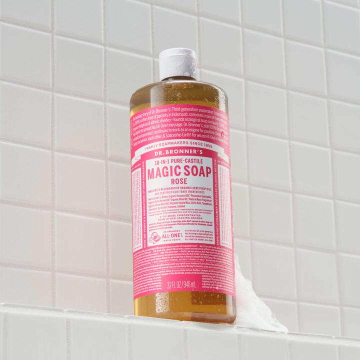Produktbild Dr. Bronner's Pure Castile Liquid Soap Rose 945 ml (945 ml)